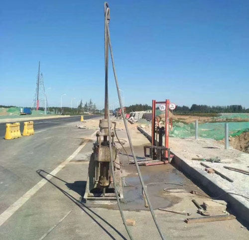 盘龙公路高聚物注浆加固